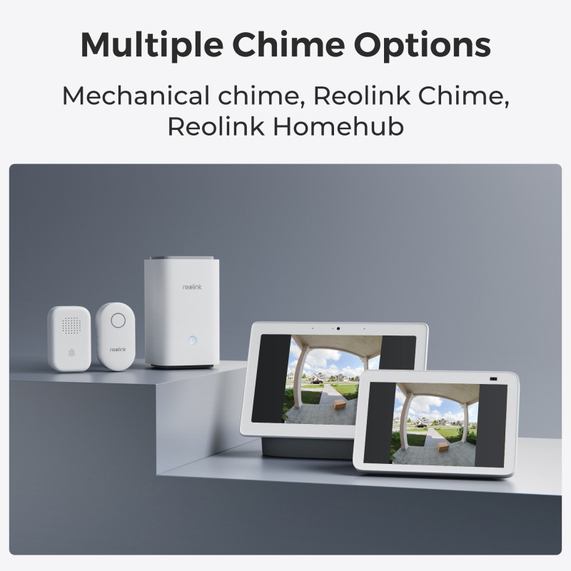 Reolink BP Battery Video Doorbell 4MP - D340B - Black with Chime and 64GB MicroSD — Buy in Cyprus with Fast Delivery