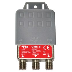 FTE Satellite Diseqc Switch - UMS21 - 2-1 — Buy in Cyprus with Fast Delivery