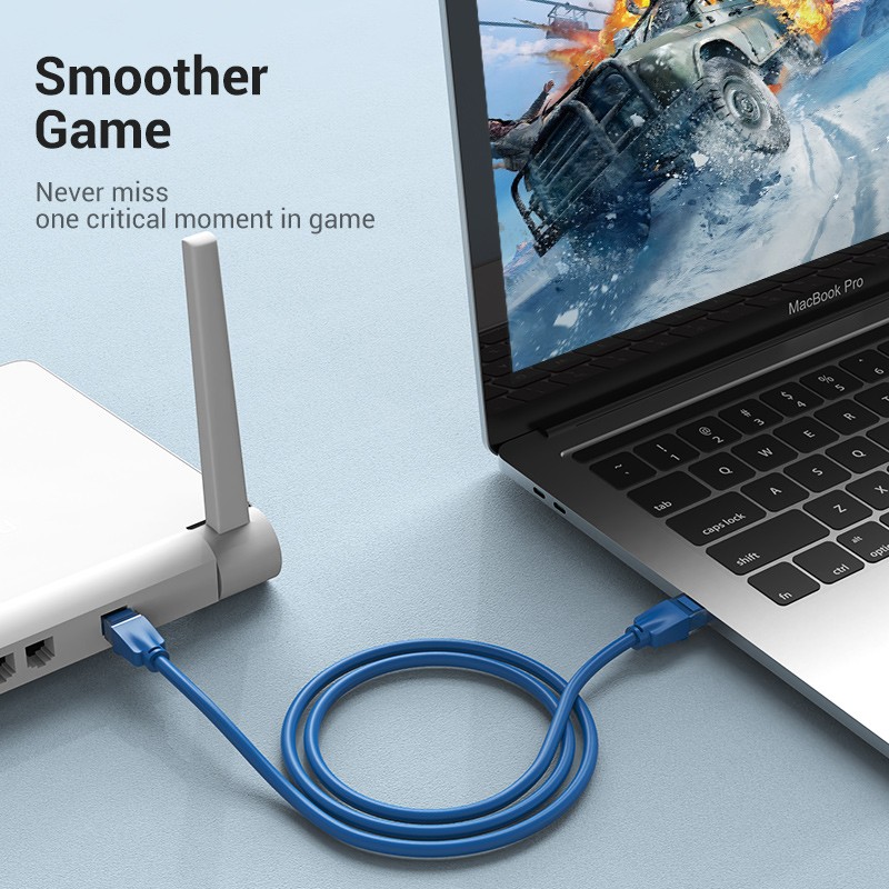 Vention NETWORK Cable - CAT6 UTP 0.5m Blue IBELD — Buy in Cyprus with Fast Delivery