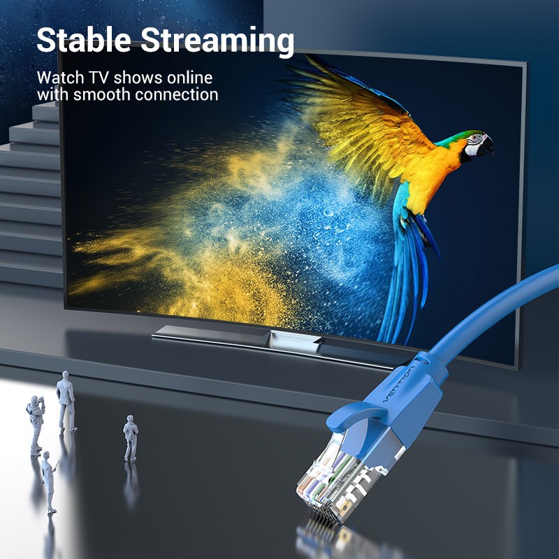 Vention NETWORK Cable - CAT6 UTP 0.5m Blue IBELD — Buy in Cyprus with Fast Delivery