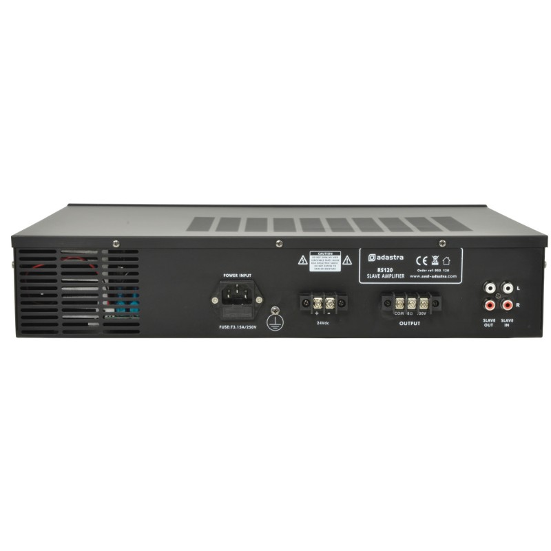 Adastra Slave Amplifier - RS120 - 120W 100V Slave Amplifier 953.120UK — Buy in Cyprus with Fast Delivery