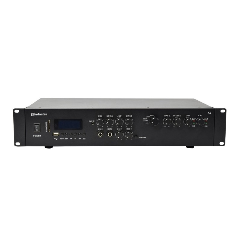 Adastra A2 Stereo Amplifier - 953.402UK - 2x200W USB BT FM — Buy in Cyprus with Fast Delivery