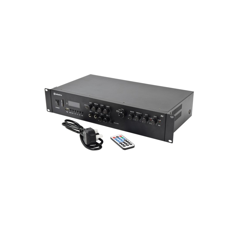 Adastra A2 Stereo Amplifier - 953.402UK - 2x200W USB BT FM — Buy in Cyprus with Fast Delivery