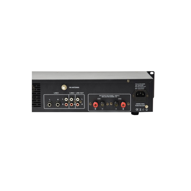 Adastra A2 Stereo Amplifier - 953.402UK - 2x200W USB BT FM — Buy in Cyprus with Fast Delivery