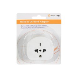 Mercury World to UK Plug Adapter - 429.832UK - World to UK — Buy in Cyprus with Fast Delivery