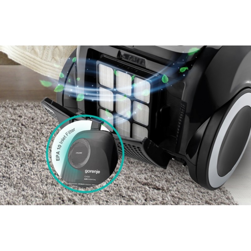 Gorenje Cleaning Vacuum - VCE01G4AEBK - Bagless 800W 3.3L 5m — Buy in Cyprus with Fast Delivery