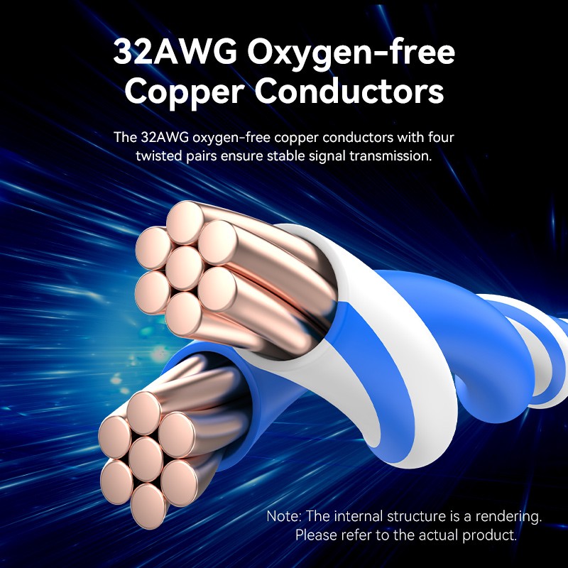 Vention Network Cable - IKLBI - Cat8 SFTP Rotate Right Angle Slim 3.0m Black — Buy in Cyprus with Fast Delivery