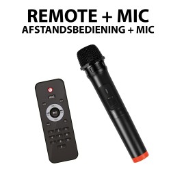 N-Gear Portable Speaker - LGP-5150 - with Disco Ball 1x Wireless Mic BT USB & Powerbank Function