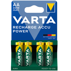 Varta Rechargeable AA Batteries - 2600mah 4pcs — Buy in Cyprus with Fast Delivery