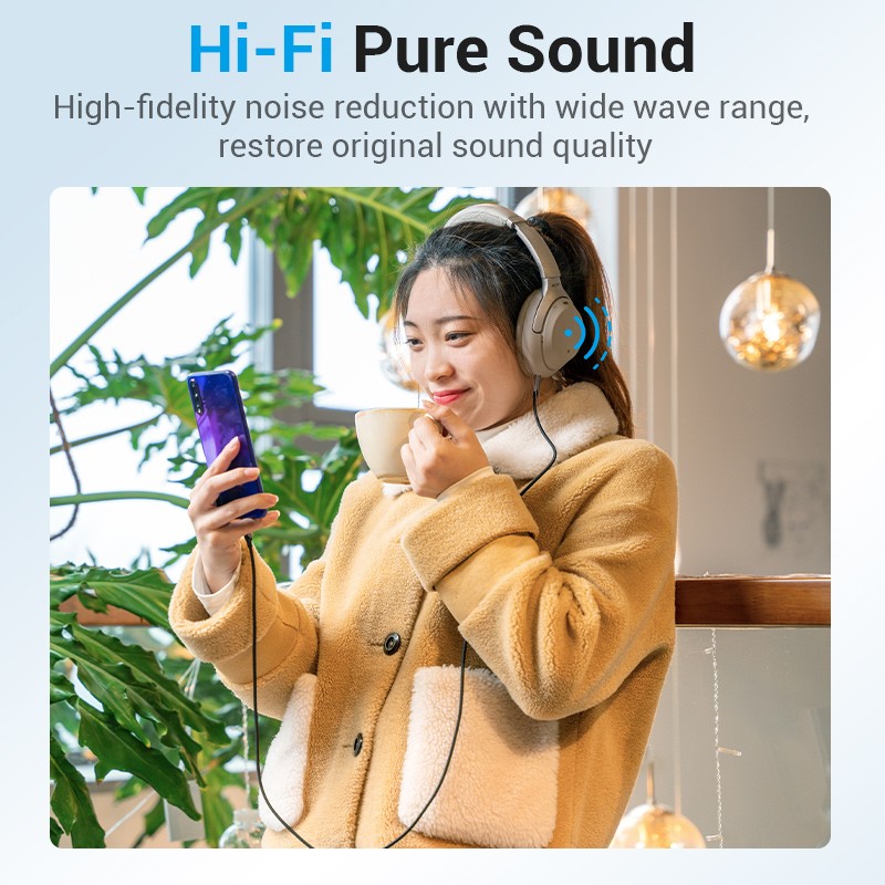 Vention Audio Converter - BGKHF - USB-C to 3.5mm Male Cable 1.0m — Buy in Cyprus with Fast Delivery