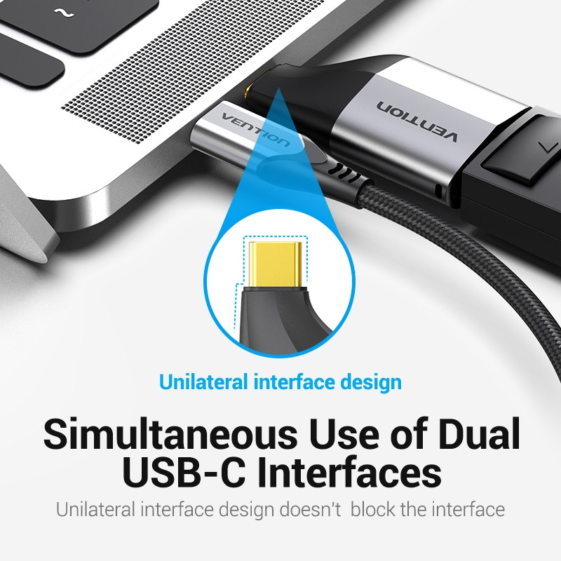 Vention Converter USB-C to DP Adapter - TCCH0 - 4K60Hz Metal — Buy in Cyprus with Fast Delivery