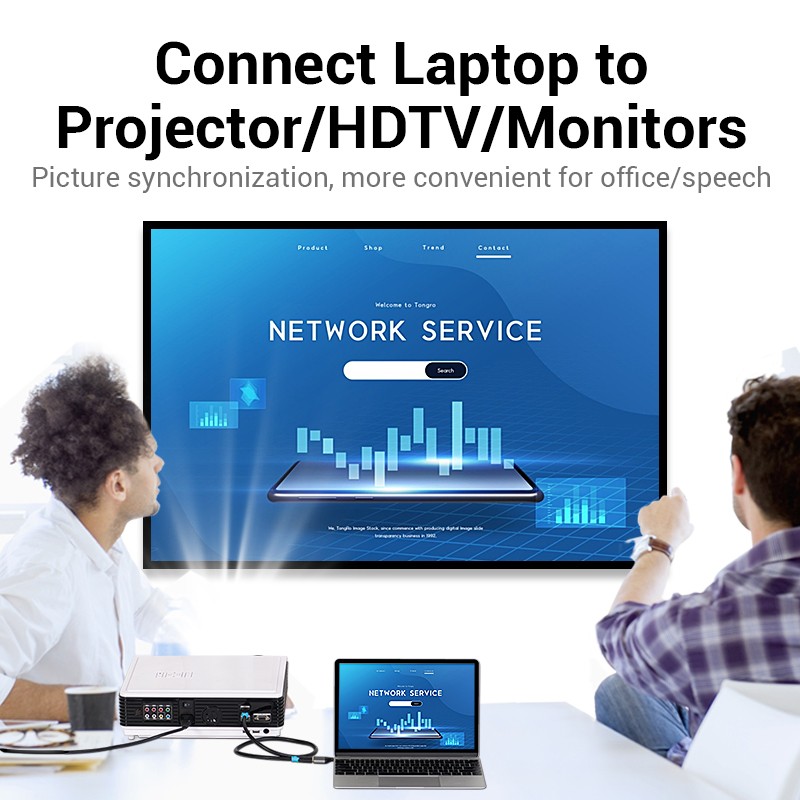 Vention Converter USB-C to DP Adapter - TCCH0 - 4K60Hz Metal — Buy in Cyprus with Fast Delivery