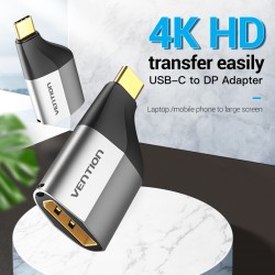 Vention Converter USB-C to DP Adapter - TCCH0 - 4K60Hz Metal — Buy in Cyprus with Fast Delivery