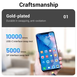 Vention Converter USB-C to DP Adapter - TCCH0 - 4K60Hz Metal — Buy in Cyprus with Fast Delivery