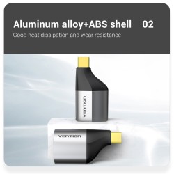 Vention Converter USB-C to DP Adapter - TCCH0 - 4K60Hz Metal — Buy in Cyprus with Fast Delivery