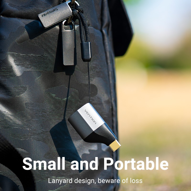 Vention Converter USB-C to DP Adapter - TCCH0 - 4K60Hz Metal — Buy in Cyprus with Fast Delivery