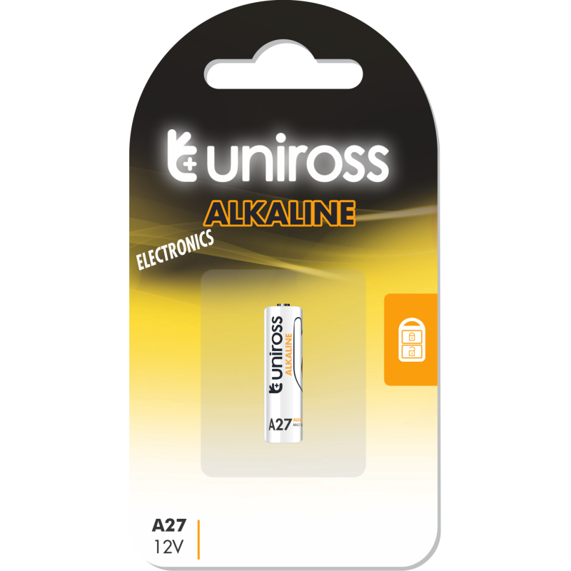 Uniross Alkaline Micro Battery - A27 - single — Buy in Cyprus with Fast Delivery