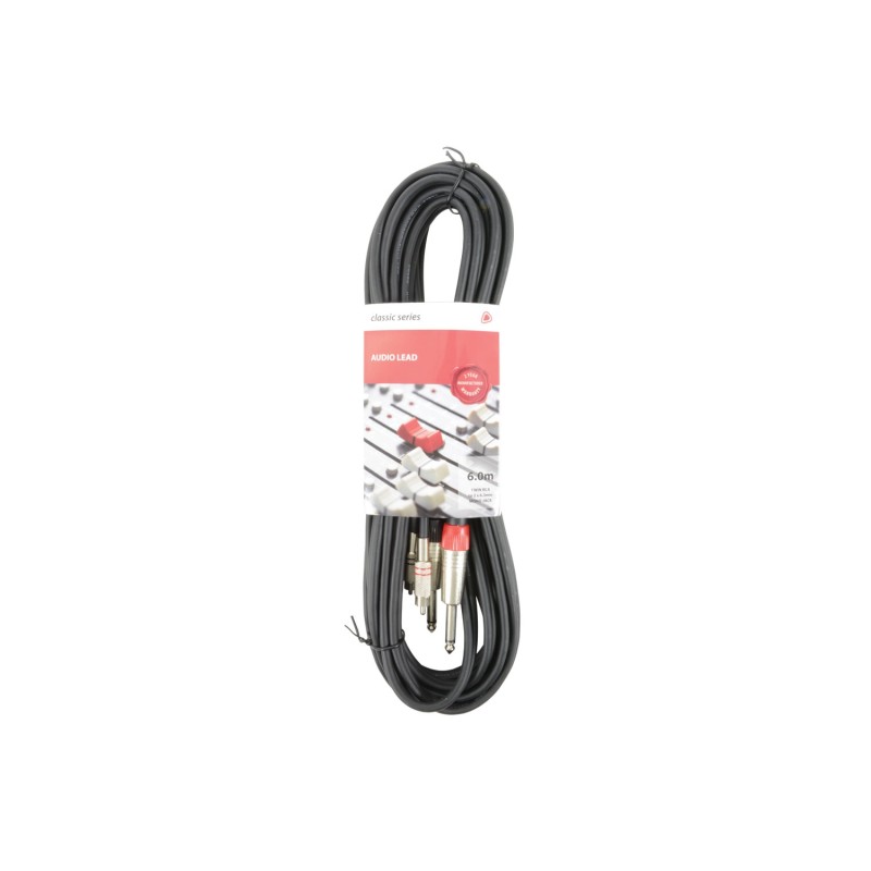 Chord Classic - 190.069UK - 2RCA-2x6.3MM Mono 6.0m — Buy in Cyprus with Fast Delivery