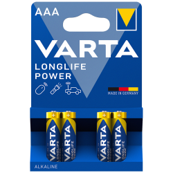 Varta Alkaline AAA 4pcs Longlife Power - Alkaline AAA 4pcs Longlife Power — Buy in Cyprus with Fast Delivery