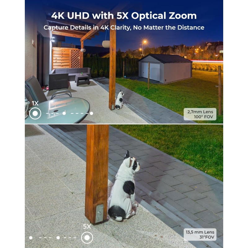 Reolink WIFI Outdoor Camera - RLC-811WA - 8MP 5x Optical Zoom — Buy in Cyprus with Fast Delivery