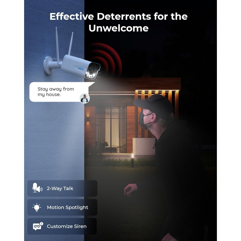 Reolink WIFI Outdoor Camera - RLC-811WA - 8MP 5x Optical Zoom — Buy in Cyprus with Fast Delivery