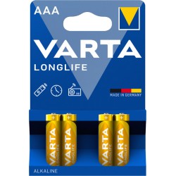 Varta Alkaline - AAA 4pcs Longlife — Buy in Cyprus with Fast Delivery