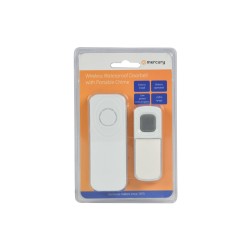 Mercury Wireless W Proof Doorbell - 350.295UK - with Portable Chime — Buy in Cyprus with Fast Delivery
