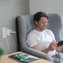 j5create Charger Wall Travel - JUP3565CV - 65W GaN 2xUSB-C 1xUSB-A + USB-C Cable — Buy in Cyprus with Fast Delivery