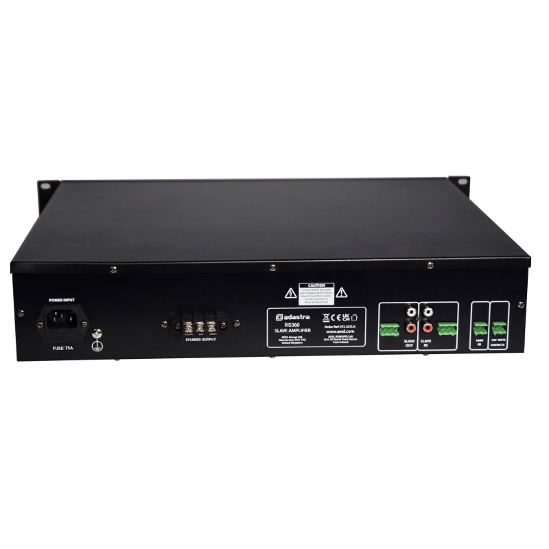 Adastra PA 100V Slave Amplifier - RS360 v2 - Adastra PA 100V Slave Amplifier - 360W 953.203UK