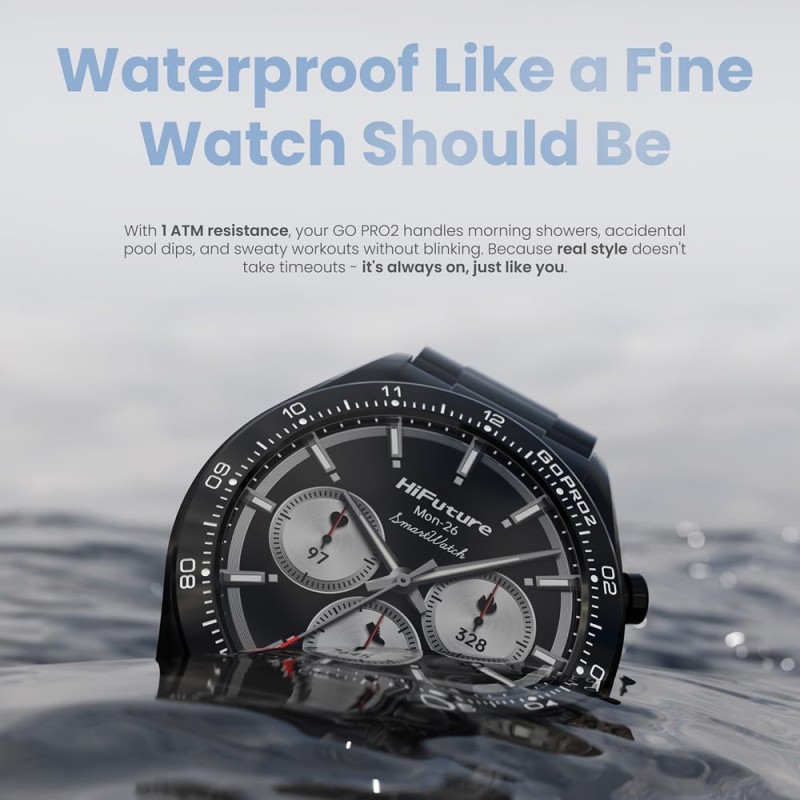 HiFuture Luxury Classy SmartWatch - GO PRO2 - Black — Buy in Cyprus with Fast Delivery