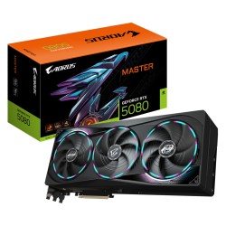 GIGABYTE AORUS MASTER GeForce RTX 5080 - 16GB GDDR7, 2805MHz Boost, PCIe 5.0 — Buy in Cyprus with Fast Delivery