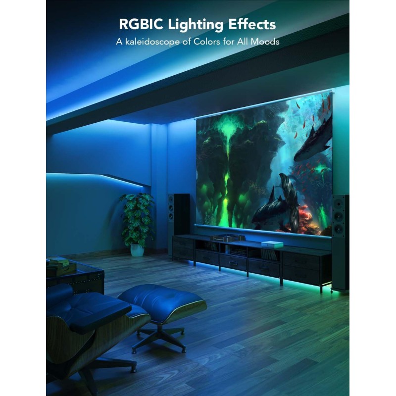 Govee RGBIC Basic LED Strip - H618A - RGBIC Basic, Wi-Fi + Bluetooth, 5m — Buy in Cyprus with Fast Delivery