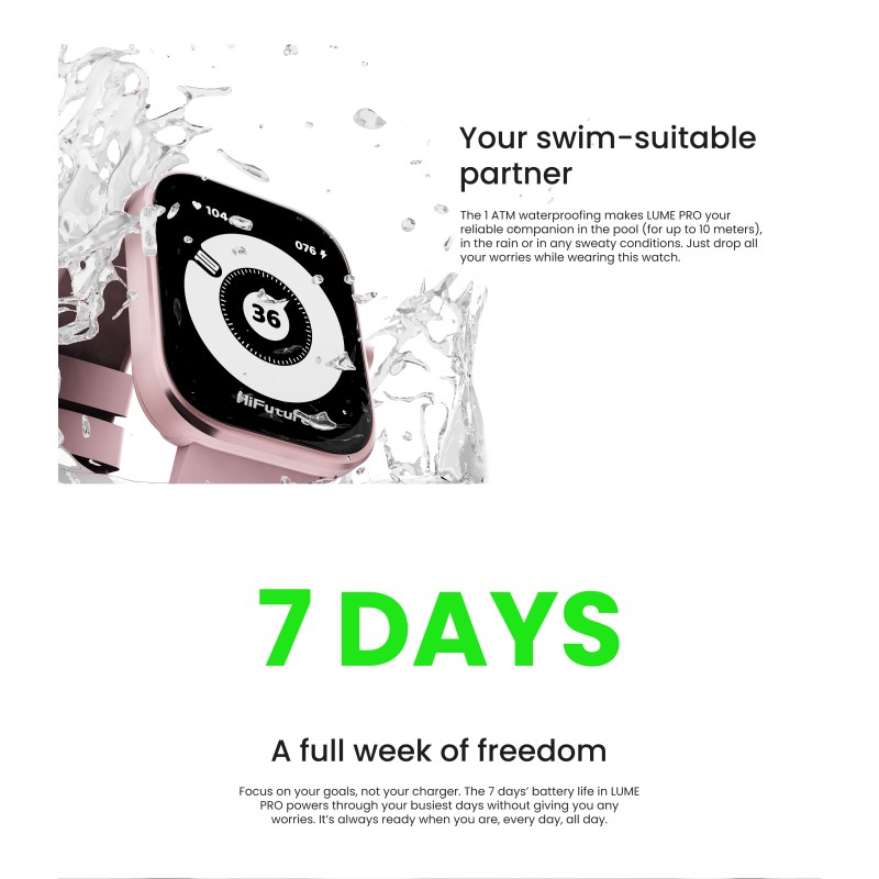 HiFuture Fashion SmartWatch - LUME PRO - Black — Buy in Cyprus with Fast Delivery