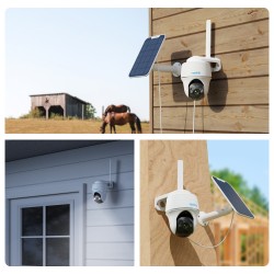 Reolink 5MP PTZ (GO PT Plus) Outdoor Battery Camera Bundle Includes Solar Panel + 32GB SD - G430 - 5MP PTZ (GO PT Plus) Outdoor