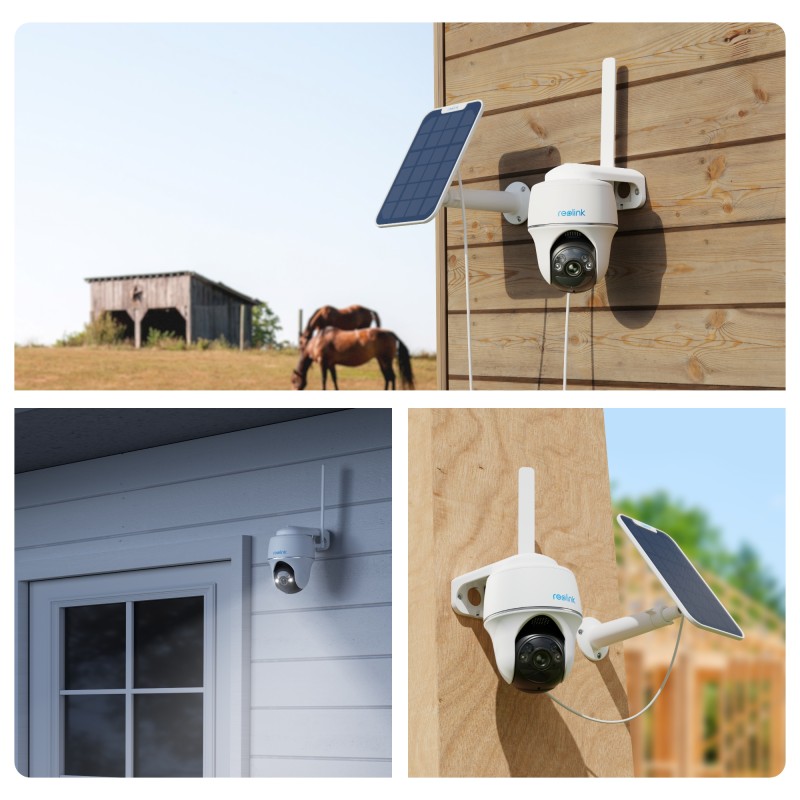 Reolink 5MP PTZ (GO PT Plus) Outdoor Battery Camera Bundle Includes Solar Panel + 32GB SD - G430 - 5MP PTZ (GO PT Plus) Outdoor