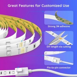 Govee LED Light Strip - H6110 - RGB Smart WiFi & BT 10m — Buy in Cyprus with Fast Delivery