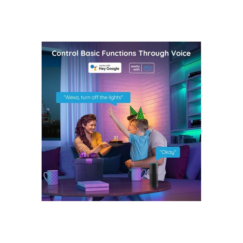 Govee LED Light Strip - H6110 - RGB Smart WiFi & BT 10m — Buy in Cyprus with Fast Delivery