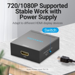 Vention Converter - AEFB0 - 3RCA to HDMI USB Powered — Buy in Cyprus with Fast Delivery