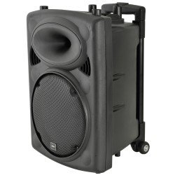 QTX QR10PA 10'' Professional Portable Karaoke & PA Speaker with 1x Wireless Microphone, Bluetooth USB & FM 178.839UK
