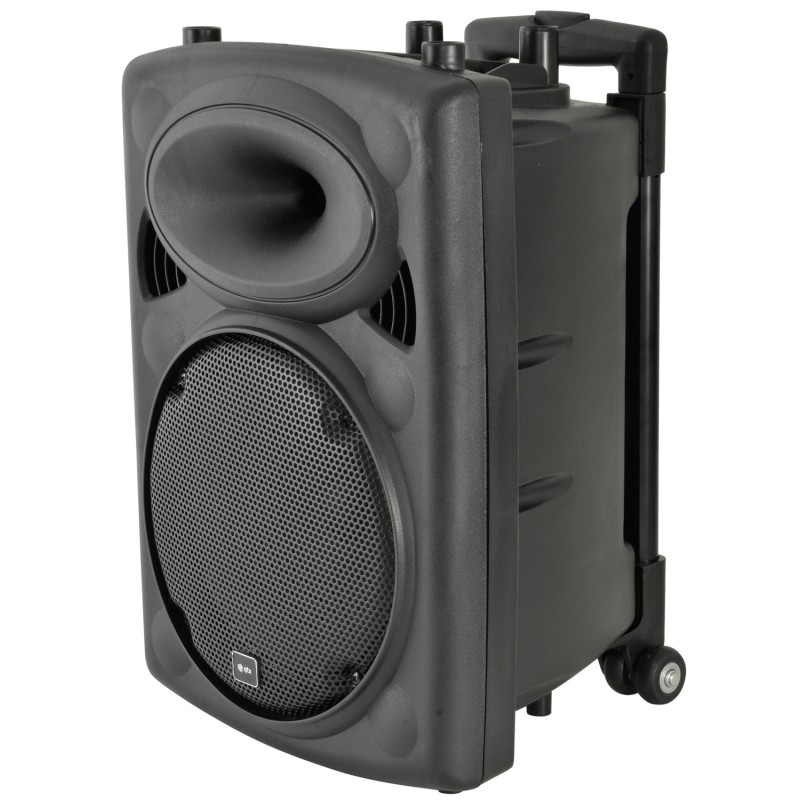 QTX QR10PA 10'' Professional Portable Karaoke & PA Speaker with 1x Wireless Microphone, Bluetooth USB & FM 178.839UK