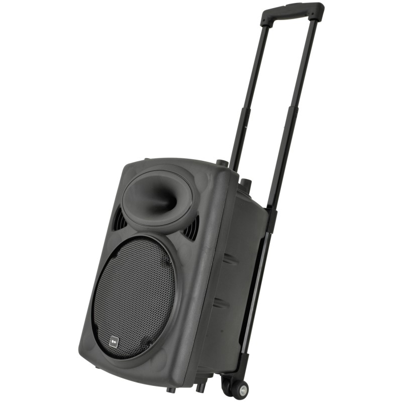 QTX QR10PA 10'' Professional Portable Karaoke & PA Speaker with 1x Wireless Microphone, Bluetooth USB & FM 178.839UK