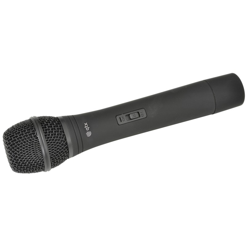QTX QR10PA 10'' Professional Portable Karaoke & PA Speaker with 1x Wireless Microphone, Bluetooth USB & FM 178.839UK
