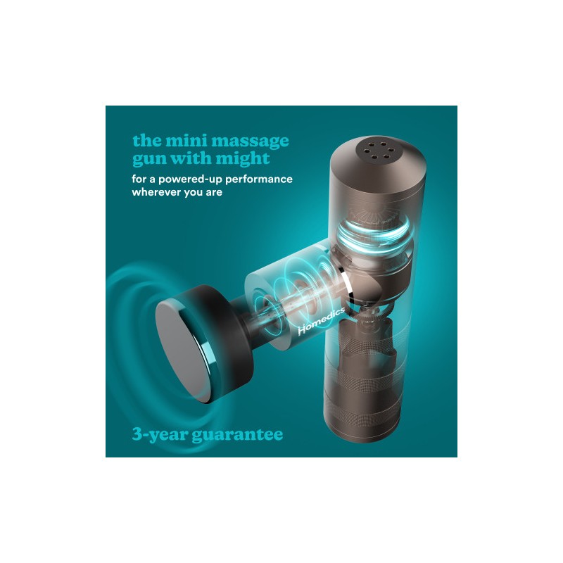 Homedics Massage Gun - HHP-65GM - Myti Anthracite Massage Gun — Buy in Cyprus with Fast Delivery