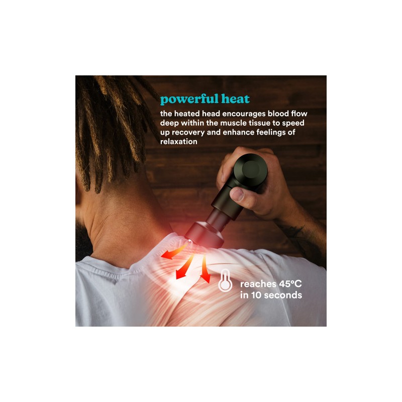 Homedics Massage Gun - HHP-65GM - Myti Anthracite Massage Gun — Buy in Cyprus with Fast Delivery