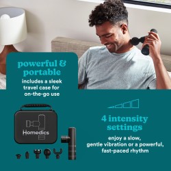 Homedics Massage Gun - HHP-65GM - Myti Anthracite Massage Gun — Buy in Cyprus with Fast Delivery