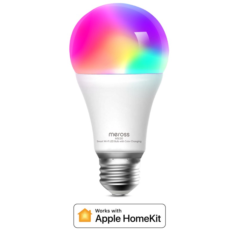 Meross Homekit Smart Wi-Fi LED Bulb - MSL120HK-UK - RGBWW E27 — Buy in Cyprus with Fast Delivery