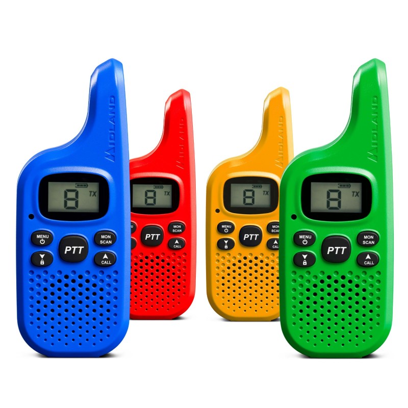 Midland Walkie Talkie - XT5-4 - Family Walkie Talkie Set of 4 — Buy in Cyprus with Fast Delivery
