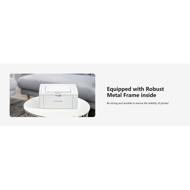 Pantum Laser Printer - P2509W - Laser Printer with Wi-Fi 22ppm — Buy in Cyprus with Fast Delivery