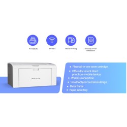 Pantum Laser Printer - P2509W - Laser Printer with Wi-Fi 22ppm — Buy in Cyprus with Fast Delivery