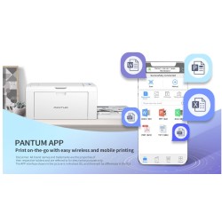 Pantum Laser Printer - P2509W - Laser Printer with Wi-Fi 22ppm — Buy in Cyprus with Fast Delivery